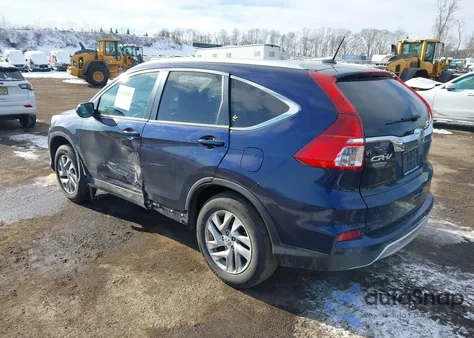 2016 Honda Cr-V Ex-L z USA, uszkodzony, nr VIN 2HKRM4H70GH648665
